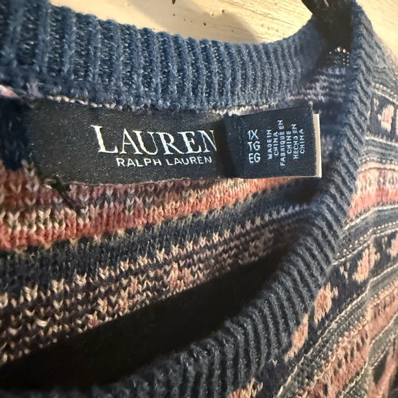 Ralph Lauren Woman’s Sweater in Blue and Pink - Picture 6 of 7